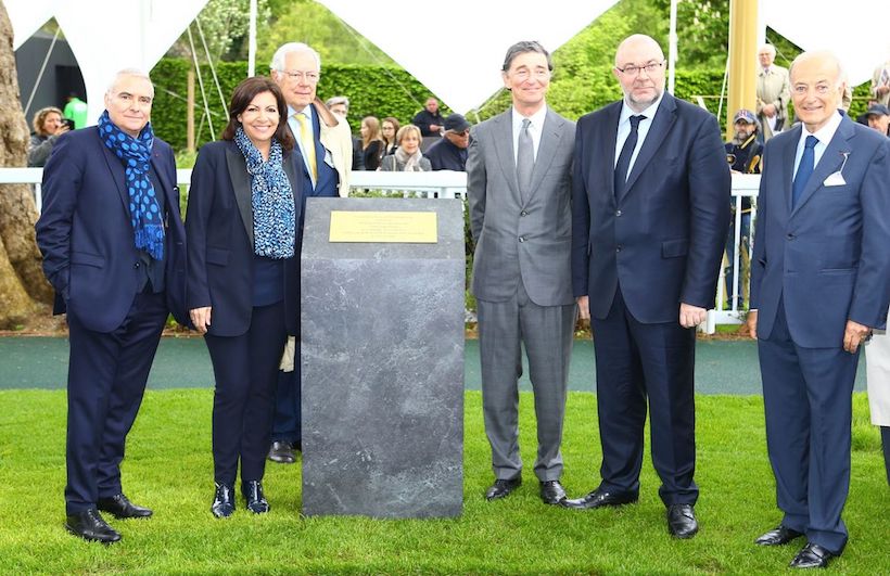 Anne Hidalgo, Stéphane Travert et Edouard de Rothschild inaugurent ParisLongchamp