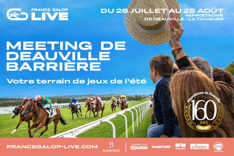 KV publicitaire Meeting de Deauville Barrière 2024