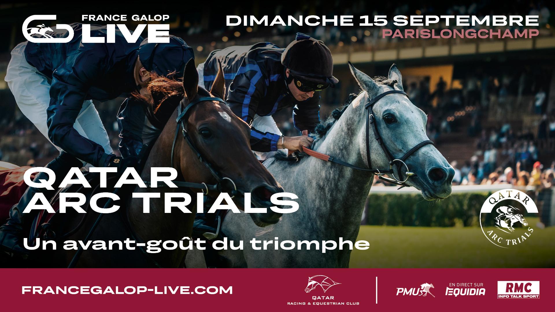 Visuel publicitaire Qatar Arc Trials 2024