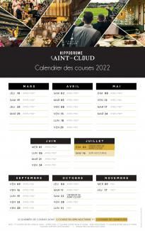 Calendrier courses hippodrome de Saint-Cloud